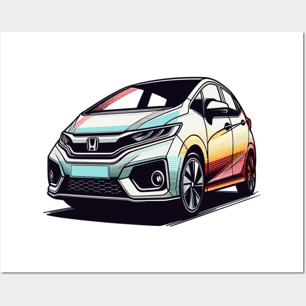 Honda Jazz Wall Art by Vehicles-Art